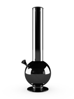 Beyaz arka plan üzerinde 3d render izole bong
