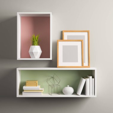 Raf 3d çizim ile iç parçası