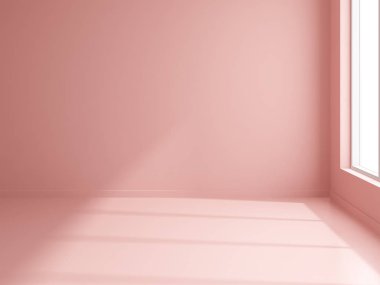 İç boş oda 3d render