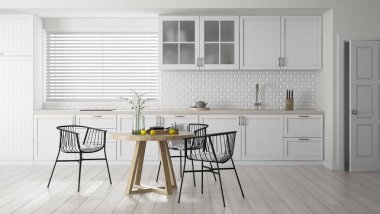 İç modern tasarım Oda 3d çizim