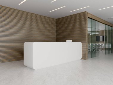 İç Resepsiyon ve Oda 3d çizim Toplantı