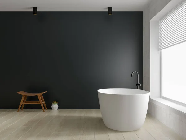 Interior moderno baño 3D renderizado — Foto de Stock