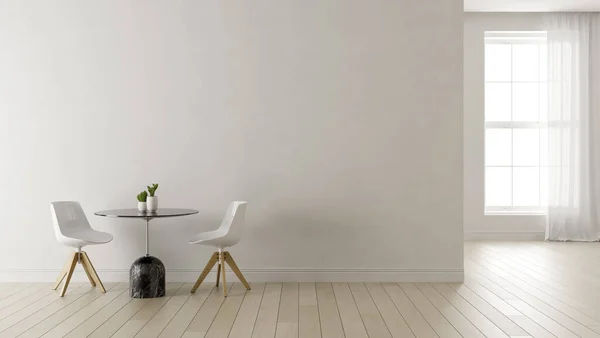 Interior Modern Living Room Rendering — Stock Photo, Image