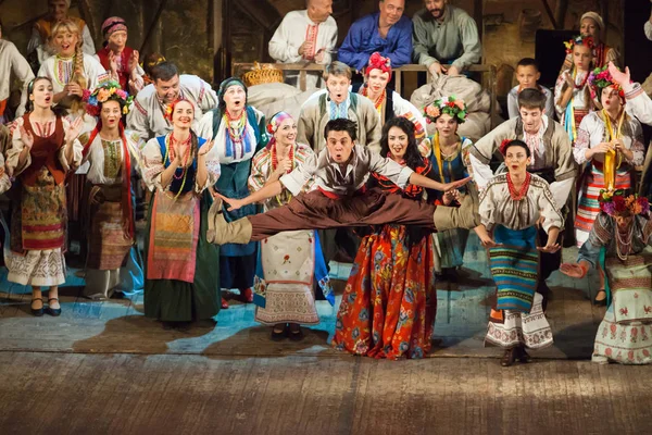 The musical "Viy" on the stage of the Odessa Academic Russian Dr — Stock Photo, Image