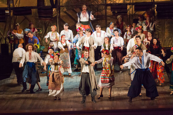 Мюзикл "Вий" на сцене Одесского академического русского доктора
