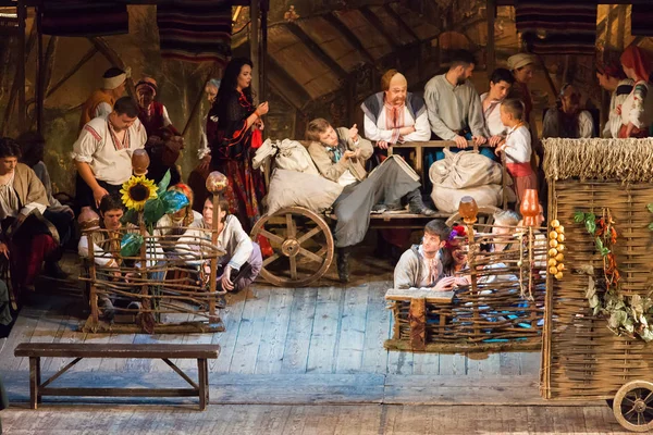 The musical "Viy" on the stage of the Odessa Academic Russian Dr — Stock Photo, Image