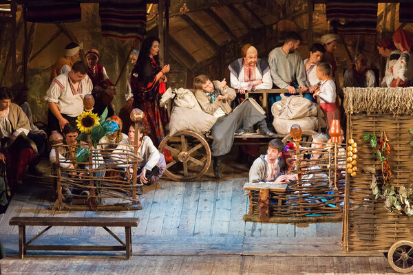 The musical "Viy" on the stage of the Odessa Academic Russian Dr