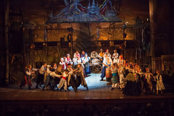 The musical "Viy" on the stage of the Odessa Academic Russian Dr
