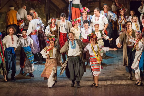 The musical "Viy" on the stage of the Odessa Academic Russian Dr — Stock Photo, Image