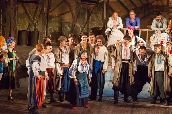 The musical "Viy" on the stage of the Odessa Academic Russian Dr — Stock Photo, Image