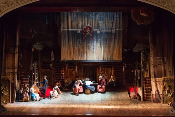 The musical "Viy" on the stage of the Odessa Academic Russian Dr — Stock Photo, Image