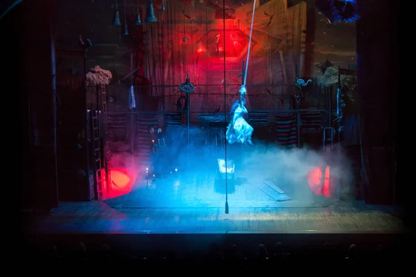 The musical "Viy" on the stage of the Odessa Academic Russian Dr — Stock Photo, Image