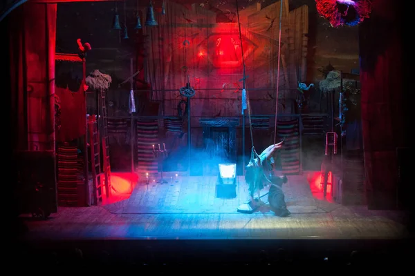 Мюзикл "Вий" на сцене Одесского академического русского доктора — стоковое фото