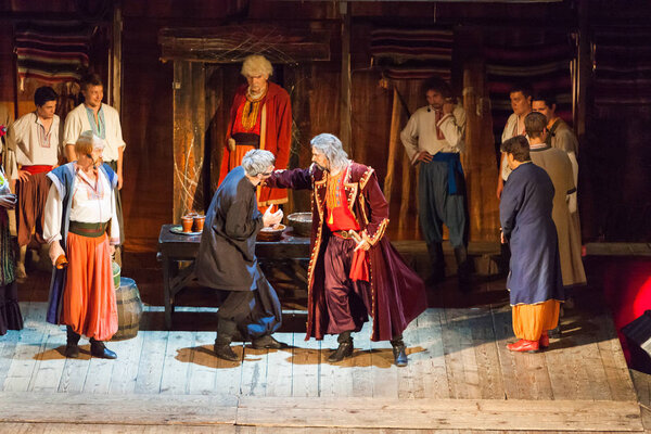 The musical "Viy" on the stage of the Odessa Academic Russian Dr
