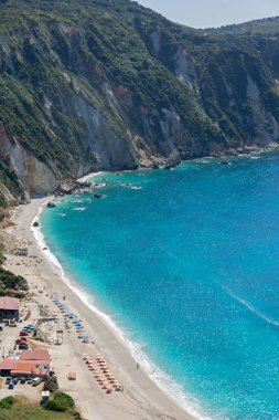 Petani Beach, Kefalonia, Ionian Islands Panoraması