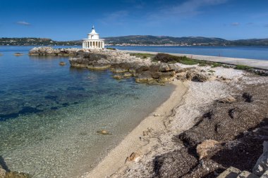 Deniz feneri Aziz Theodore, Argostoli, Kefalonia, iyon Island şaşırtıcı görünümü