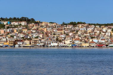 Argostoli kasaba, Kefalonia, Ionian Islands Panorama