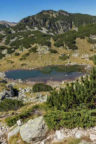 Panorama de Lago pequeño, Montaña Rila — Foto de Stock