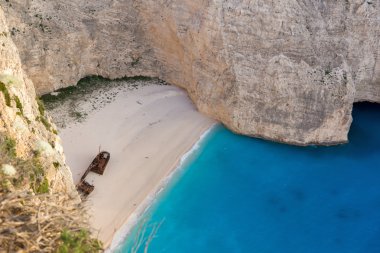 Eski gemi Navagio batık Beach, Zakynthos