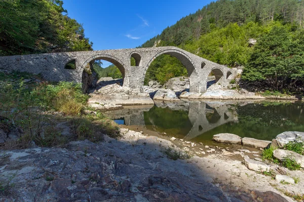 Yansıma Devil's Bridge uygulamasında Arda Nehri, Kırcaali bölgesi şaşırtıcı