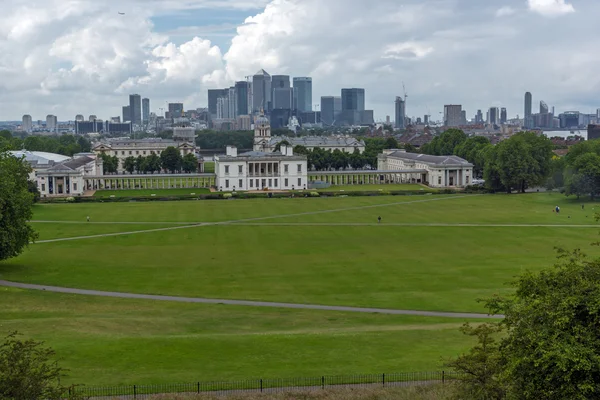 Greenwich, Londra dan şaşırtıcı Panorama — Stok fotoğraf