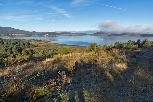 Autumn panoramic view of Batak Reservoir, Pazardzhik Region — Stock Photo, Image