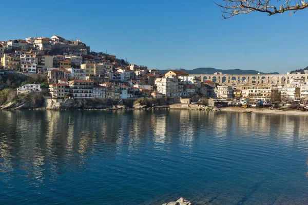 Kavala eski kent, Doğu Makedonya ve Trakya muhteşem manzarası