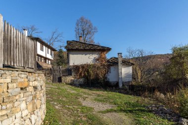 Bozhentsi Köyü, Gabrovo Bölgesi panoramik manzaralı