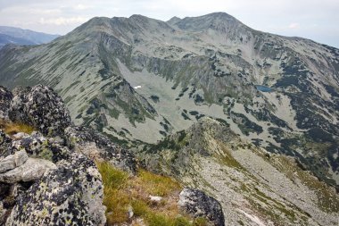 Panorama Polezhan tepe Dzhangal tepe, Pirin Dağı üzerinden