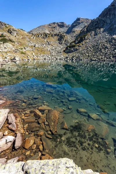 Panorama dari Danau kecil, Gunung Rila , — Stok Foto