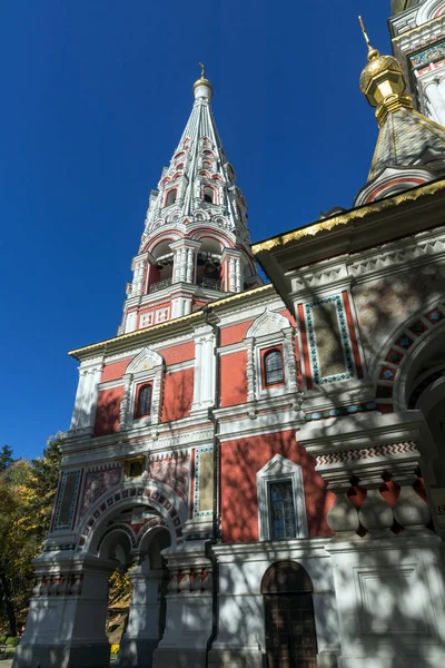 俄罗斯教堂 （修道院诞生） 在小镇的希普卡，保加利亚 — 图库照片