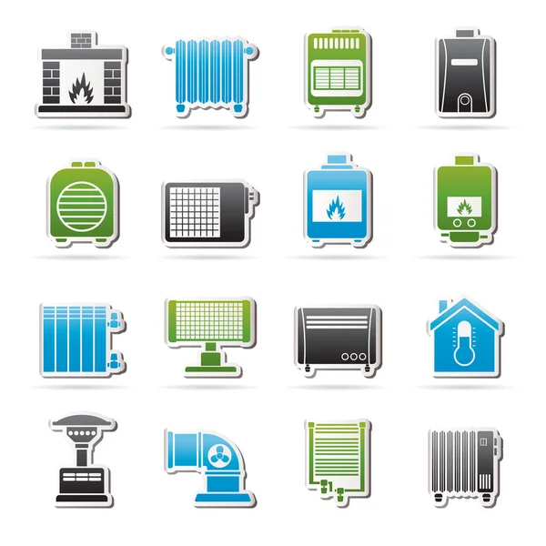 Inicio Electrodomésticos iconos — Vector de stock