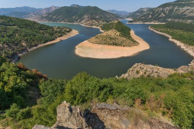 Şaşırtıcı Panorama Arda Nehri Menderes ve Kırcaali rezervuar