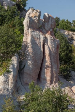 Kırcaali şehri yakınlarında kaya fenomen taş düğün,