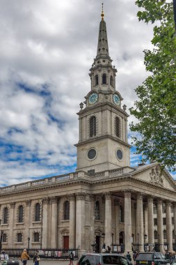 Londra, İngiltere - 16 Haziran 2016: St Martin-in--Fields kilise, Londra