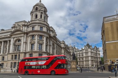 Londra, İngiltere - 16 Haziran 2016: Whitehall Street, Londra, İngiltere