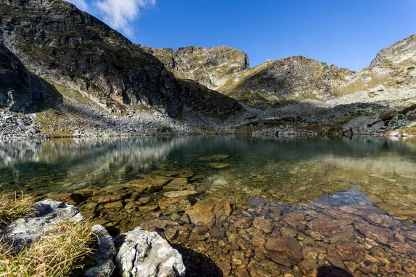 Paisagem incrível de lagos Elenski e pico de Malyovitsa, Montanha Rila — Fotografia de Stock