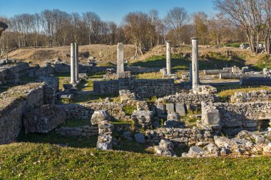 Antik Philippi, Doğu Makedonya ve Trakya arkeolojik alan sütunlar,