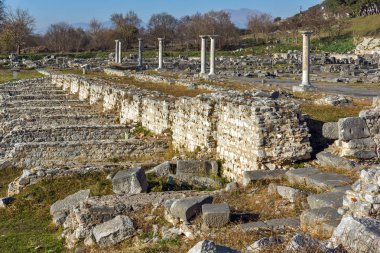 Antik Philippi, Doğu Makedonya ve Trakya arkeolojik alan sütunlar