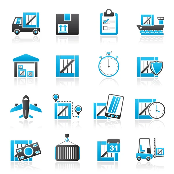Cargo, shipping, Logistics and delivery Vector Graphics