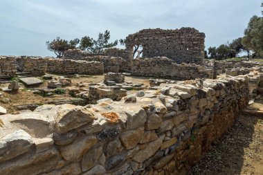 Aliki, Thassos Adası, arkeolojik kalıntıları Doğu Makedonya ve Trakya