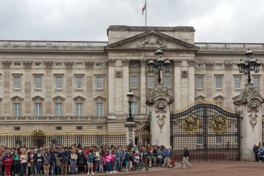 Londra, İngiltere - 17 Haziran 2016: Buckingham Sarayı Londra