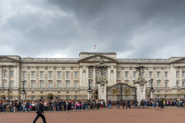 Londra, İngiltere - 17 Haziran 2016: Buckingham Sarayı Londra