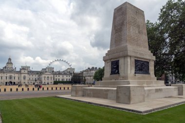 Londra, İngiltere - 17 Haziran 2016: Muhafızlar bölümü anma St James's Parkı