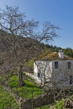 Eski ev köy Maries içinde Thassos Adası, Doğu Makedonya ve Trakya