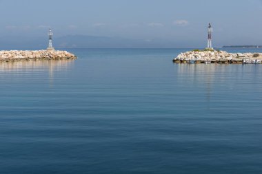 Panorama, bağlantı noktası, Skala Sotiros, Thassos Adası, Doğu Makedonya ve Trakya