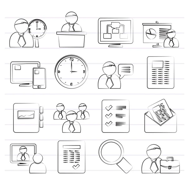 Business, presentation and Project Management icons — Stock Vector