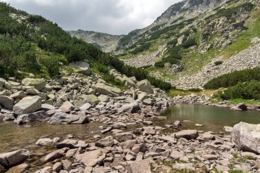 Banderitsa pass ve üst Muratovo Gölü, Pirin Dağı