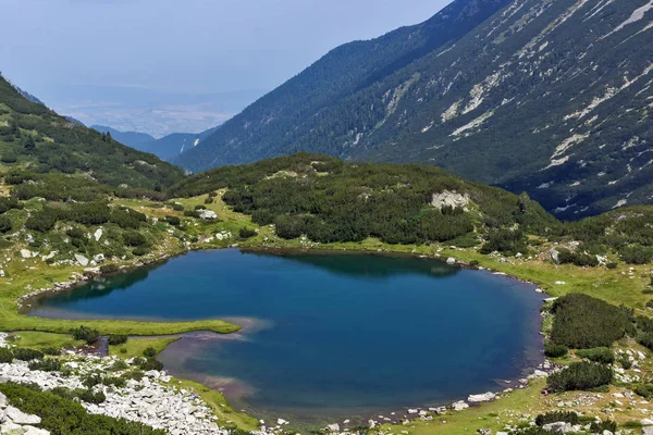 Şaşırtıcı Panorama Muratovo Gölü, Pirin Dağı — Stok fotoğraf