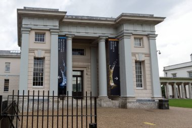 LONDON, ENGLAND - JUNE 17 2016: National Maritime Museum in Greenwich clipart